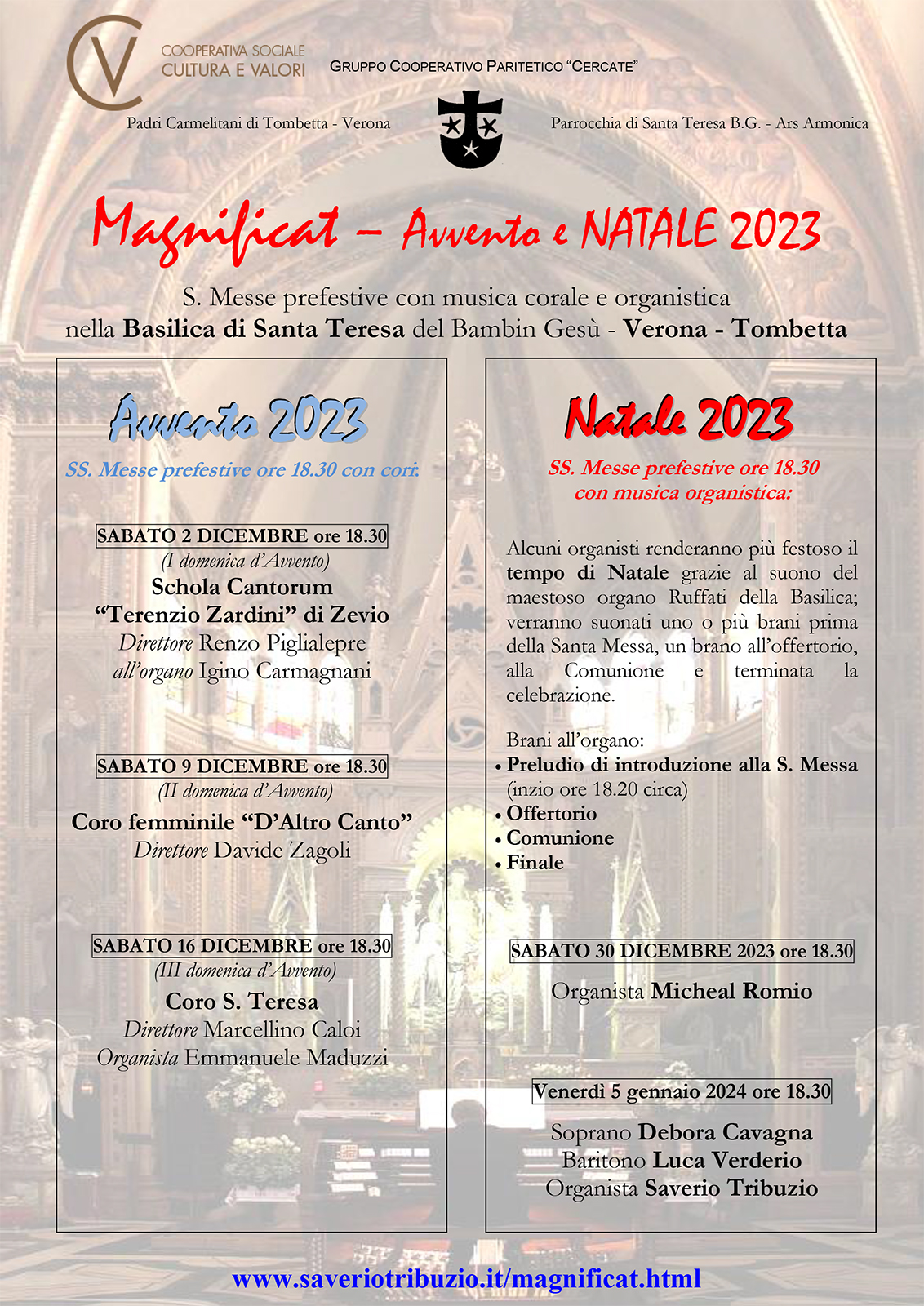 Archivio attività Magnificat